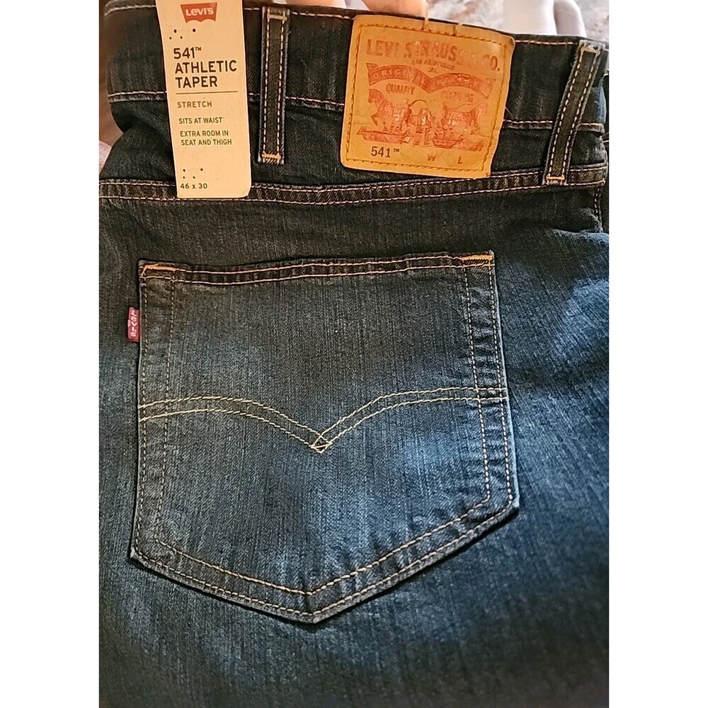 Levi's 541 Athletic Taper Jeans Stretch‎ Big & Tall 46X30 New NWT L100 Comfort